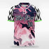 Pink Haze Button Baseball Jersey