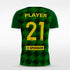 Custom Green Men's Sublimated Soccer Jersey