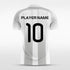 White Custom Soccer Uniform