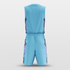Blue Spark Sublimated Basketball Set