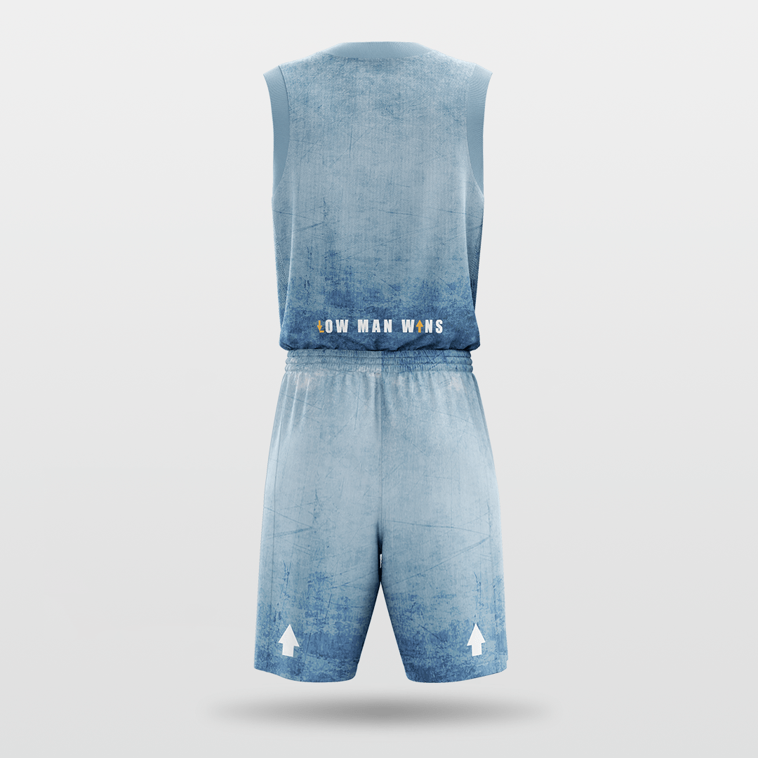 Light Blue Sublimated Basketball Uniform
