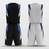 Reversible Basketball Jersey White and Black