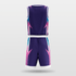 Purple Armor Customized Basketball Set