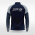 Navy Embrace Splash Full-Zip Jacket Design