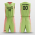 Pink&Green Customized Classic32 Reversible Basketball Set