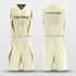 Yellow&Brown Customized Boomerang Reversible Basketball Set