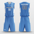 Customized Lake Water Reversible Basketball Set