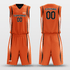 Black&Orange Customized Murmur Reversible Basketball Set
