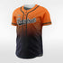 Orange Custom Baseball Jersey