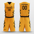 Yellow&BlackReversible Basketball Set