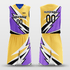 Blue&Yellow Sublimated Basketball Set