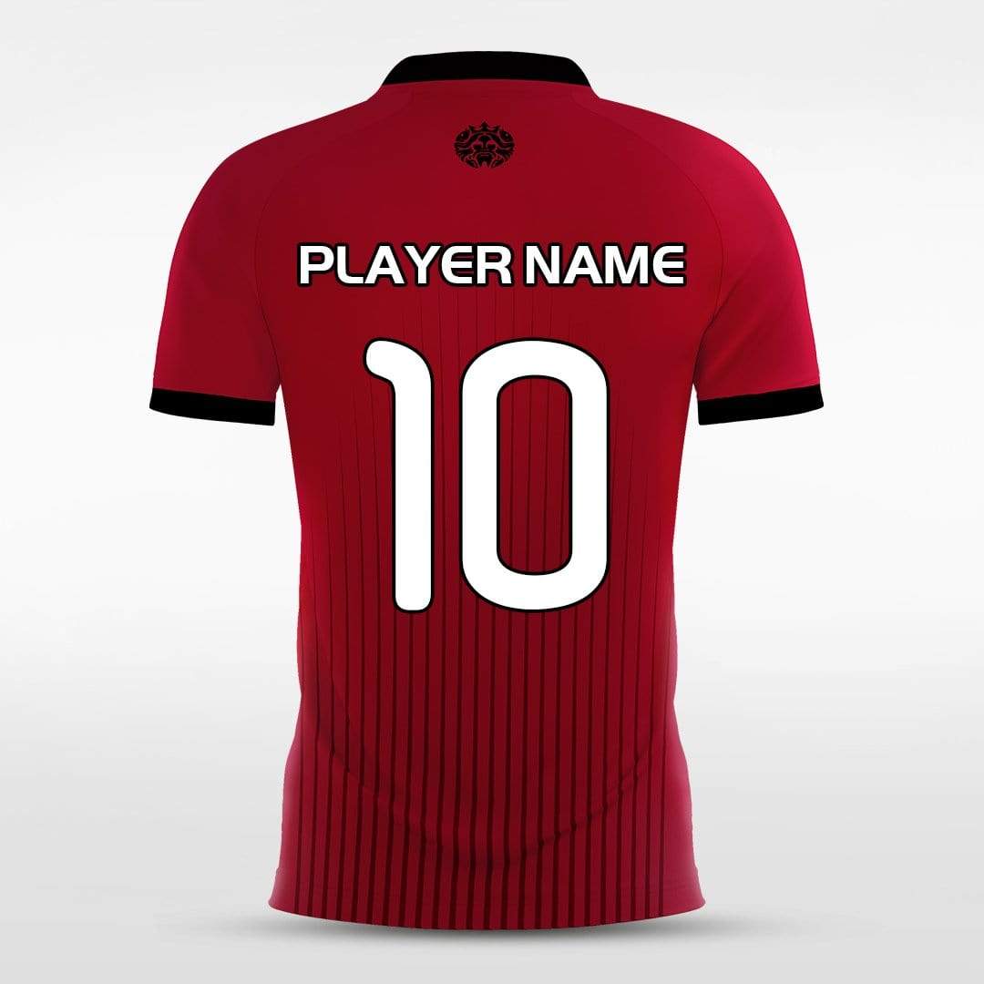 Red Custom Soccer Uniform