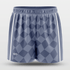 Checkerboard Youth Shorts Design Navy