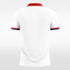 Custom White Men's Sublimated Soccer Jersey