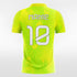 Fluorescent Yellow Soccer Jersey Design