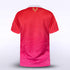 Custom Red Kid's Sublimated Soccer Jersey