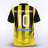 Yellow Stripe Soccer Jersey