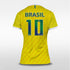 Custom Women Soccer Jersey Yellow
