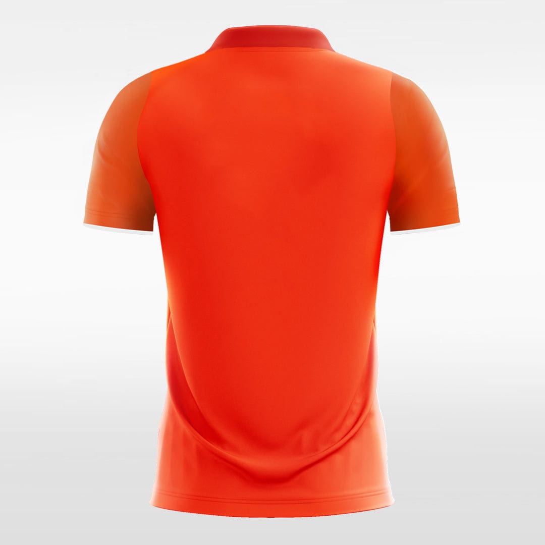 Orange Fluorescent Sublimated Soccer Jersey