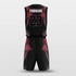 Opera black basketball jersey set