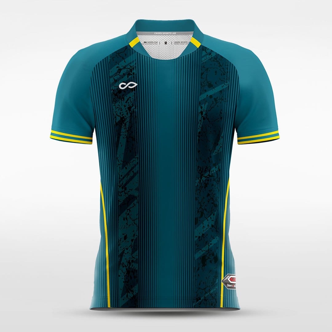 Custom Blue Men's Soccer Jersey