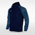 Navy Embrace Orbit Full-Zip Jacket Design