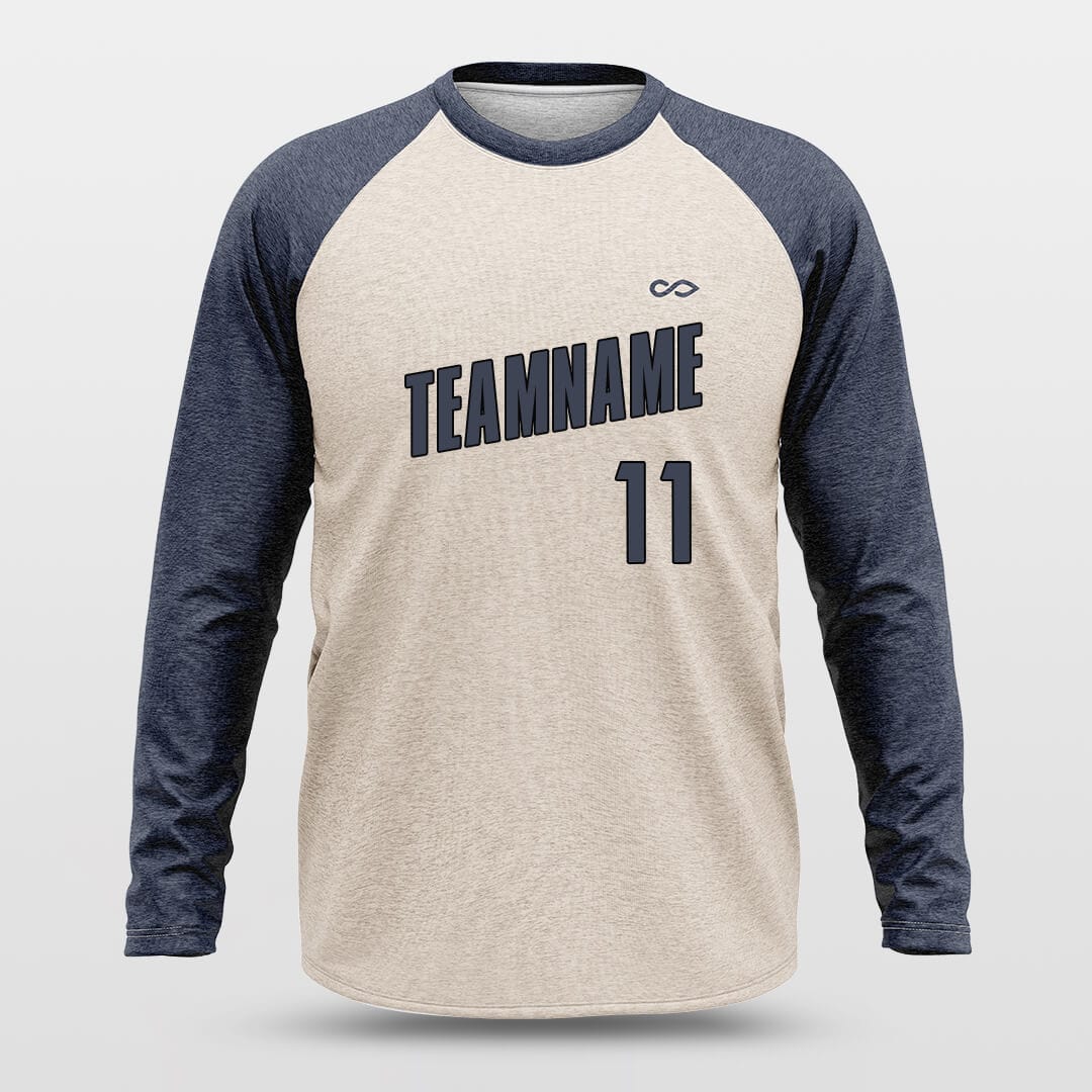 basic dark blue long sleeve jersey