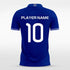 Blue Sublimated Jersey Design