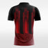    black custom short sleeve jersey