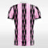 black stripe custom soccer jersey