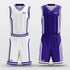 blue basketball jersey set