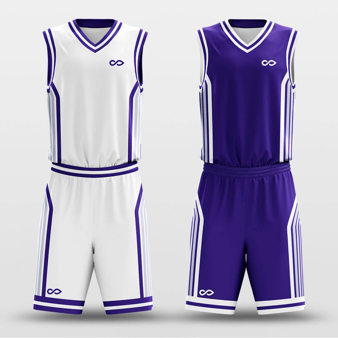 blue basketball jersey set