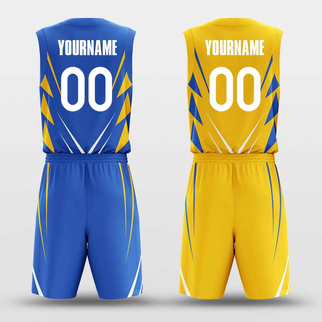  blue custom basketball jersey