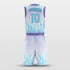 blue custom basketball jersey
