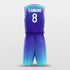 blue custom basketball jersey