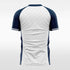 blue custom soccer jersey