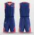 blue red basketball jersey kit