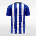  blue sublimated soccer jersey