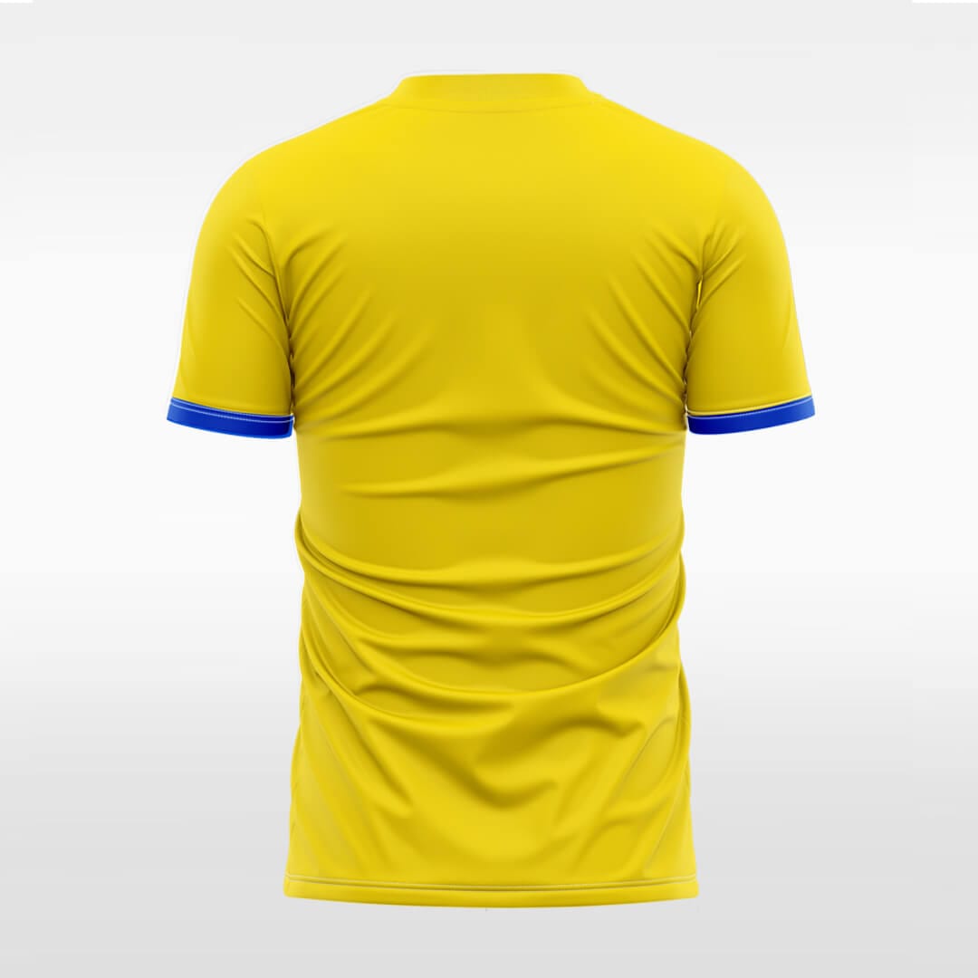    blue sublimated soccer jersey