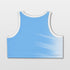 blue women crop vest
