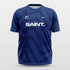 Blue Short Sleeve Jerseys