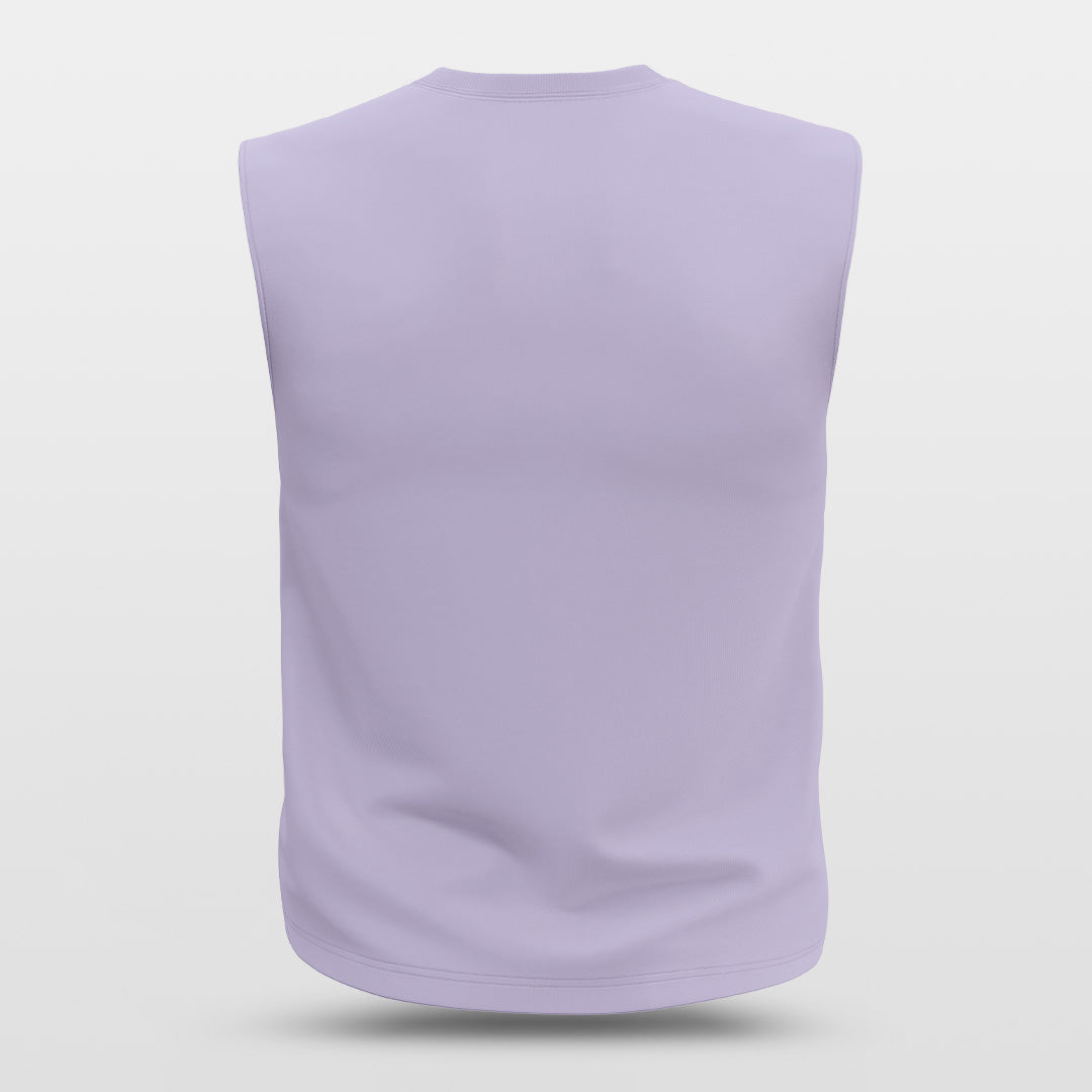 City Purple - Customized Wide Shoulder Basketball Jersey Sleeveless