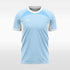 cohesion custom soccer jersey blue sublimation