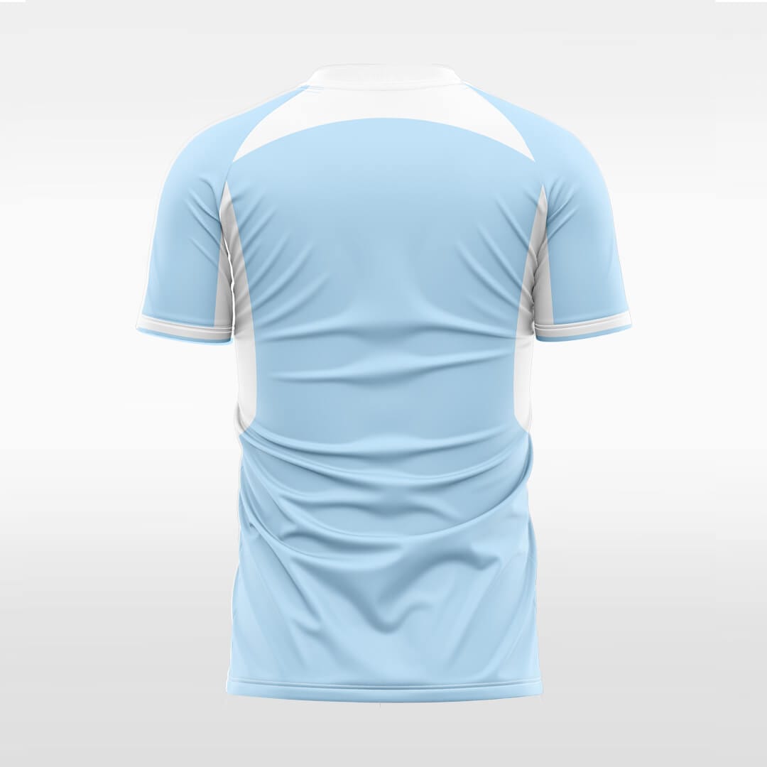 cohesion custom soccer jersey blue sublimation