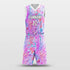colorful custom basketball jersey