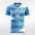 cool blue stripe jersey for women