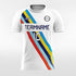 cool soccer jersey rainbow