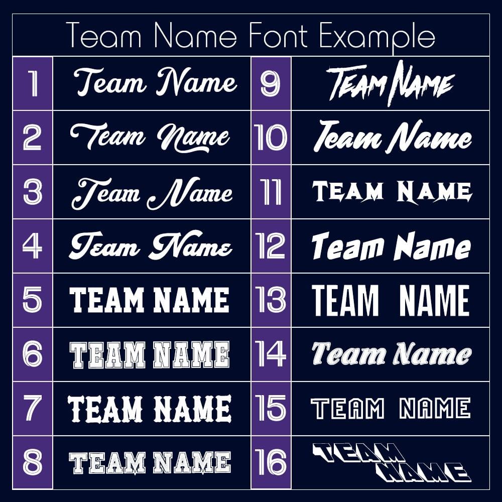 Baseball Jersey Font Picture