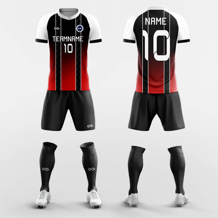 deep sea short soccer jersey kit