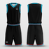 design black basketball jerseys